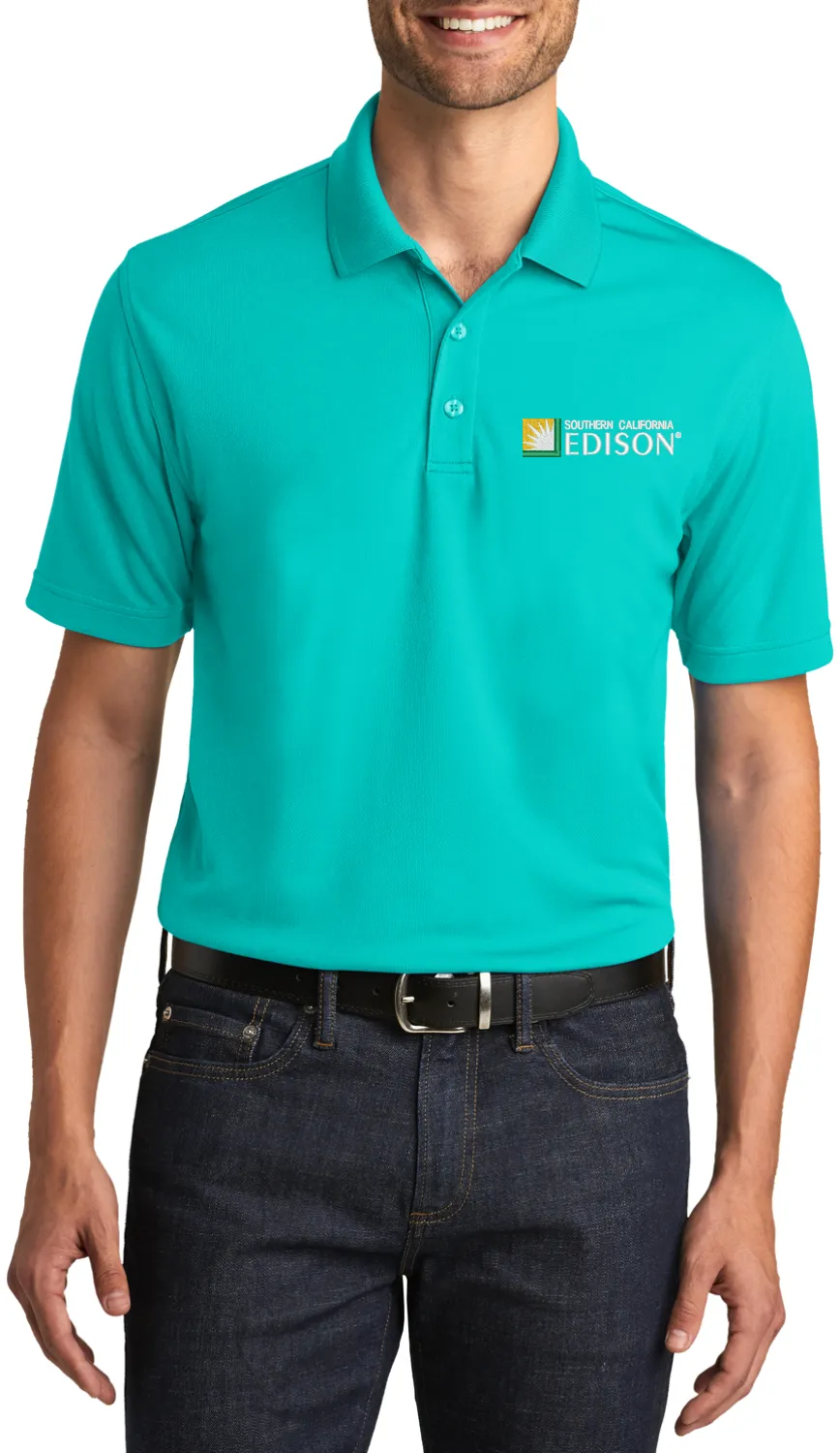 Custom Embroidered SCE Polo - Embroidered Dry Zone UV Micro-Mesh Polo. K110