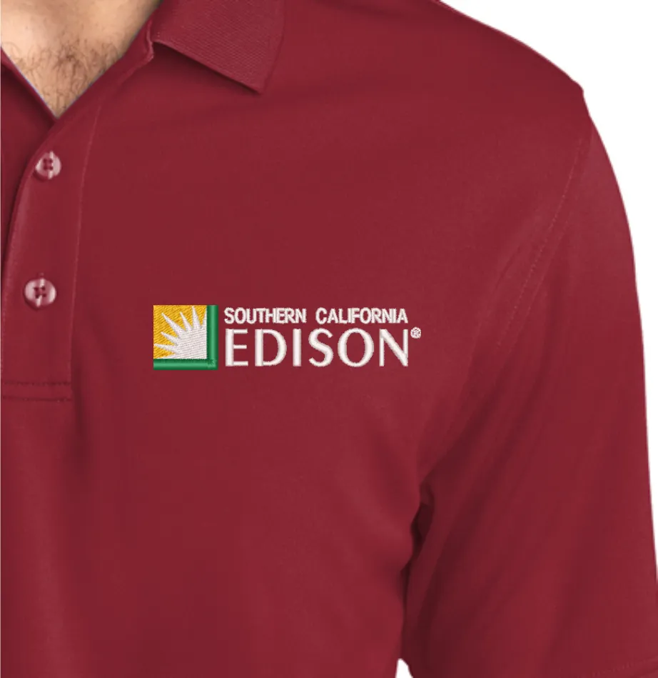 Custom Embroidered SCE Polo - Embroidered Dry Zone UV Micro-Mesh Polo. K110