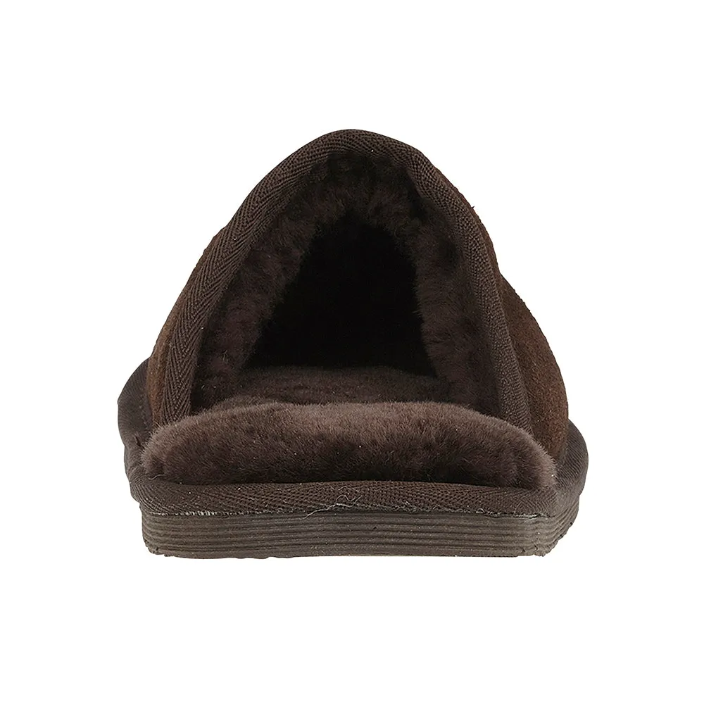 DANIEL Mens Sheepskin Mule Slippers