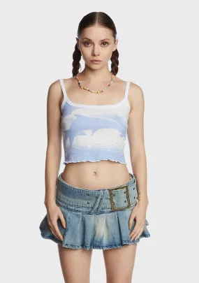 Dolphin Crop Tank Top-