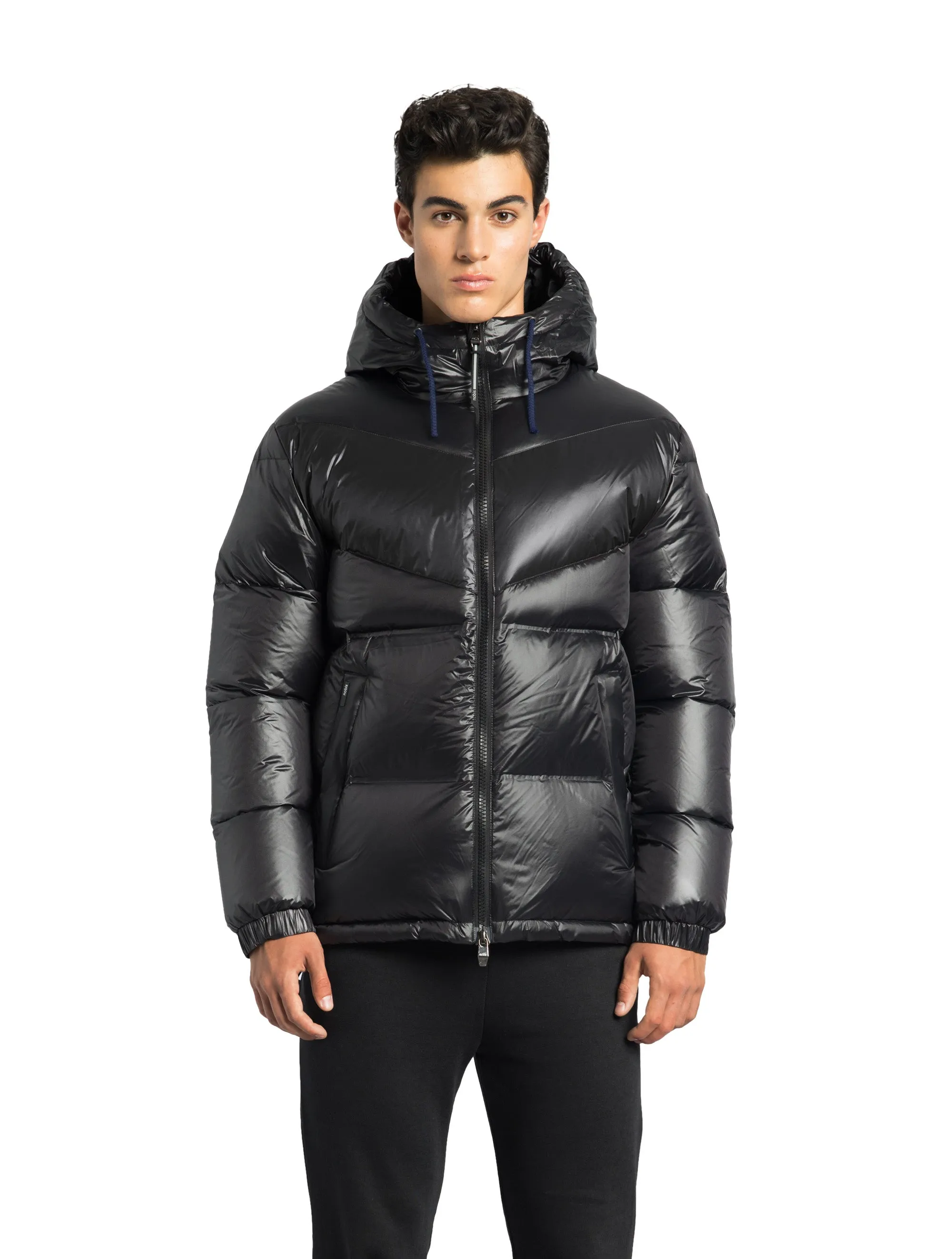 Dyna Men's Chevron Quilted Puffer Jacket