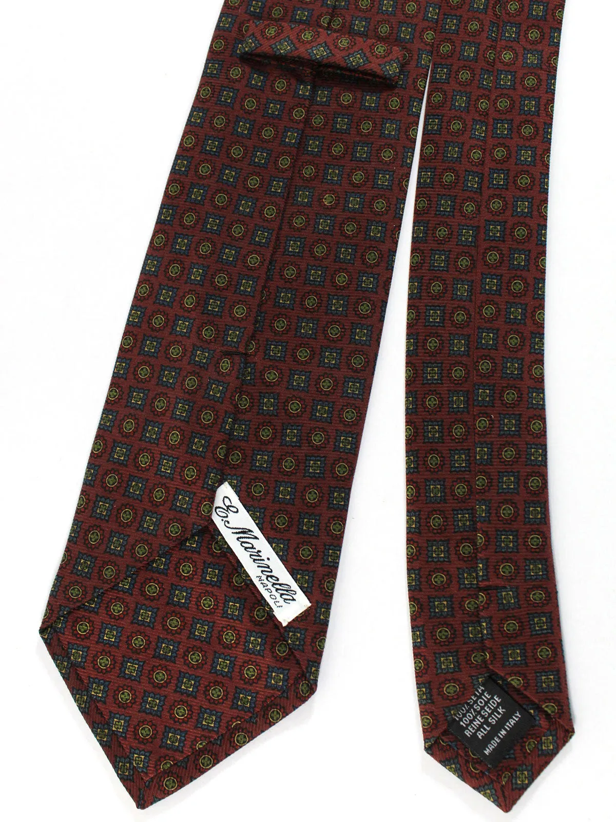 E. Marinella Tie Brown Medallions