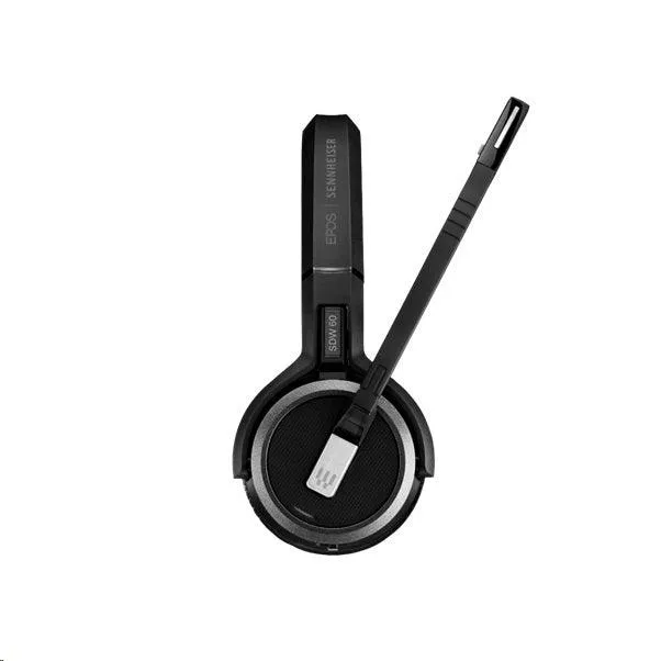 EPOS Impact Headset SDW 5066T Wireless On-ear Stereo Ear-cup Noise Cancelling Microphone Black