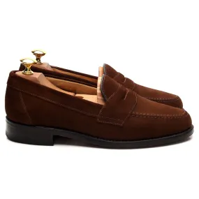 'Eton' Brown Suede Loafers UK 6 F