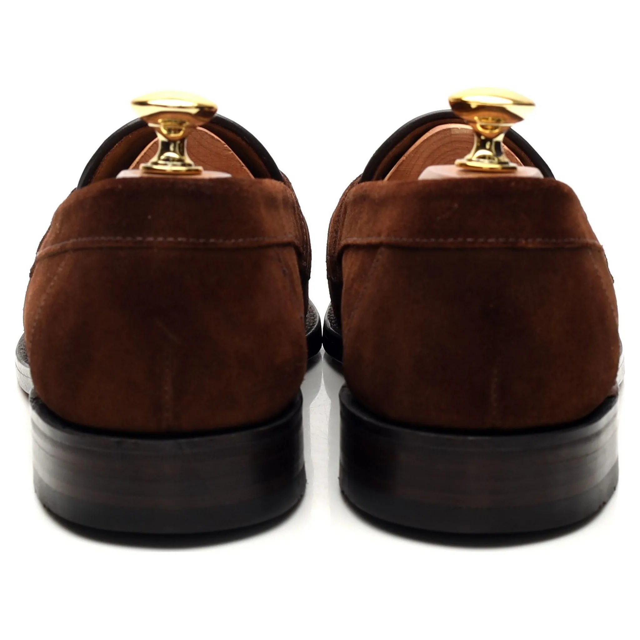 'Eton' Brown Suede Loafers UK 6 F