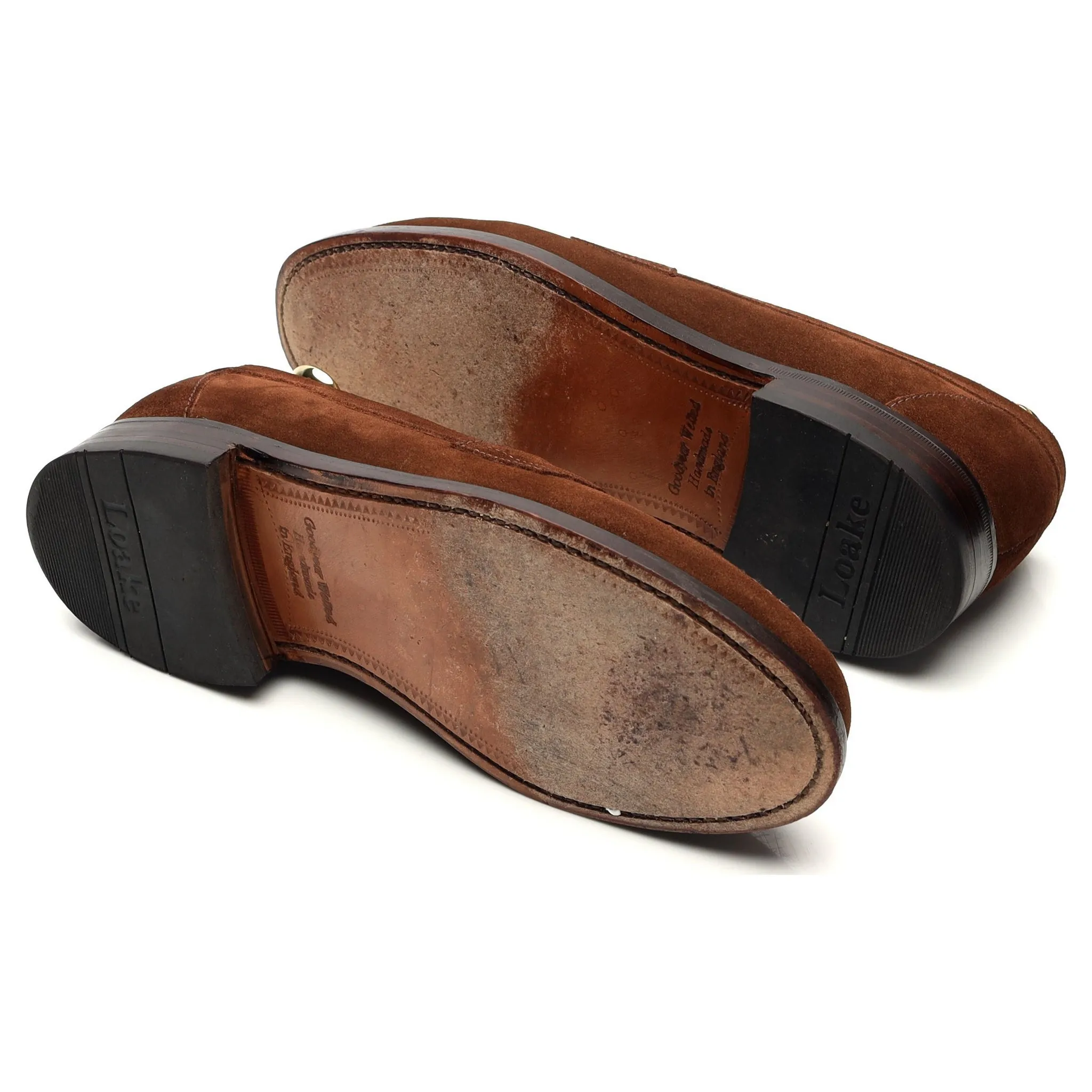 'Eton' Brown Suede Loafers UK 6 F