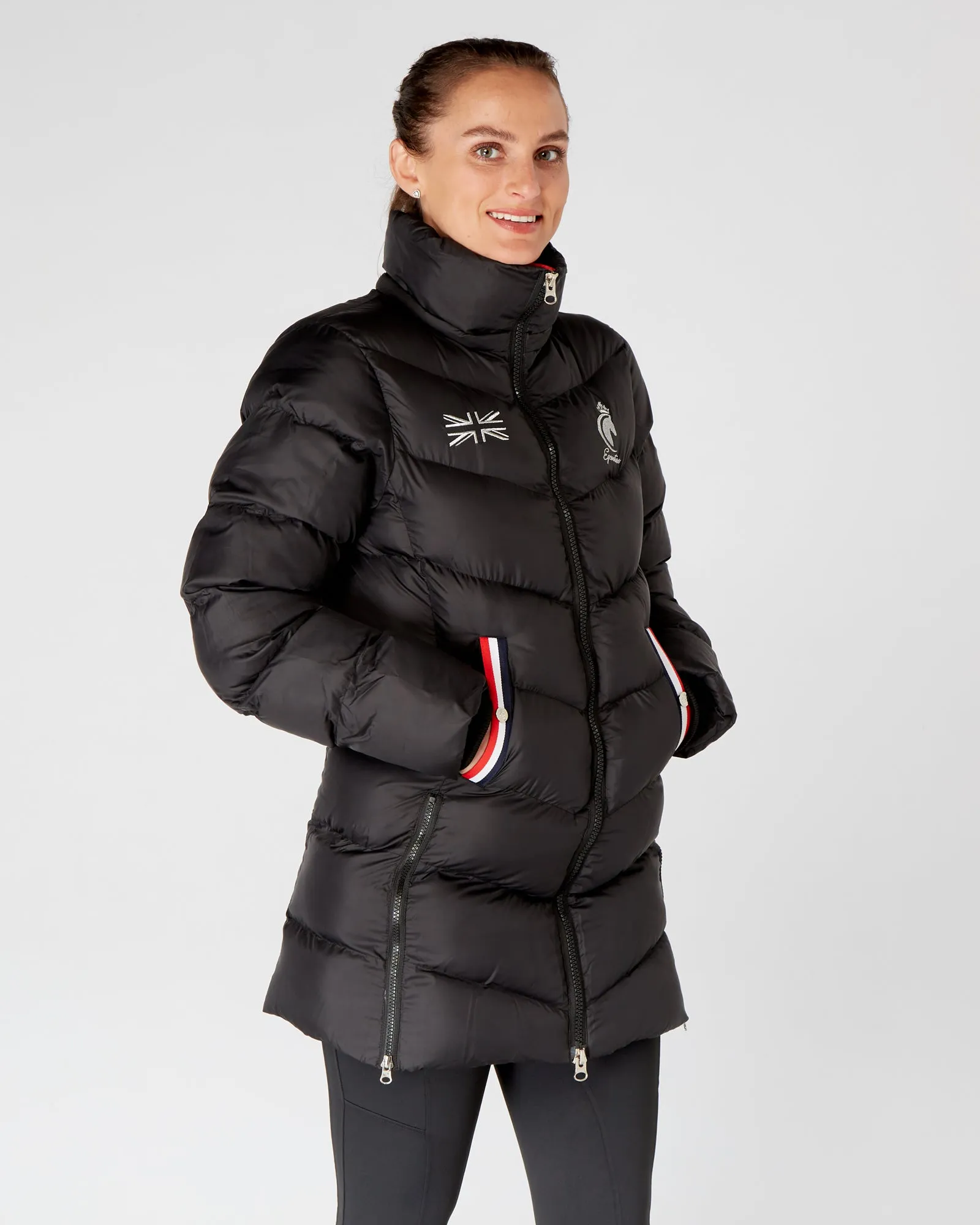 Exclusive Long Black Puffer Coat / Jacket 1.0 - Detachable Hood