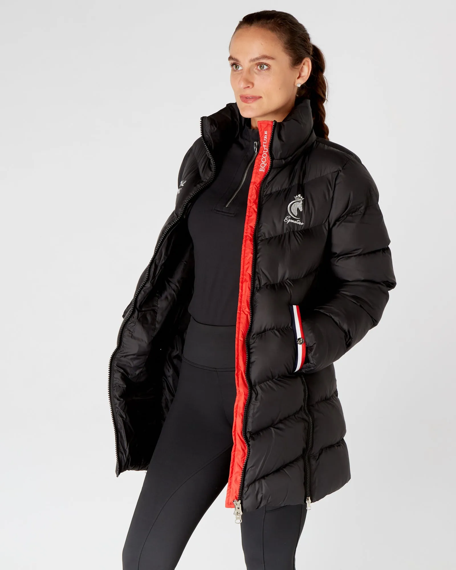 Exclusive Long Black Puffer Coat / Jacket 1.0 - Detachable Hood