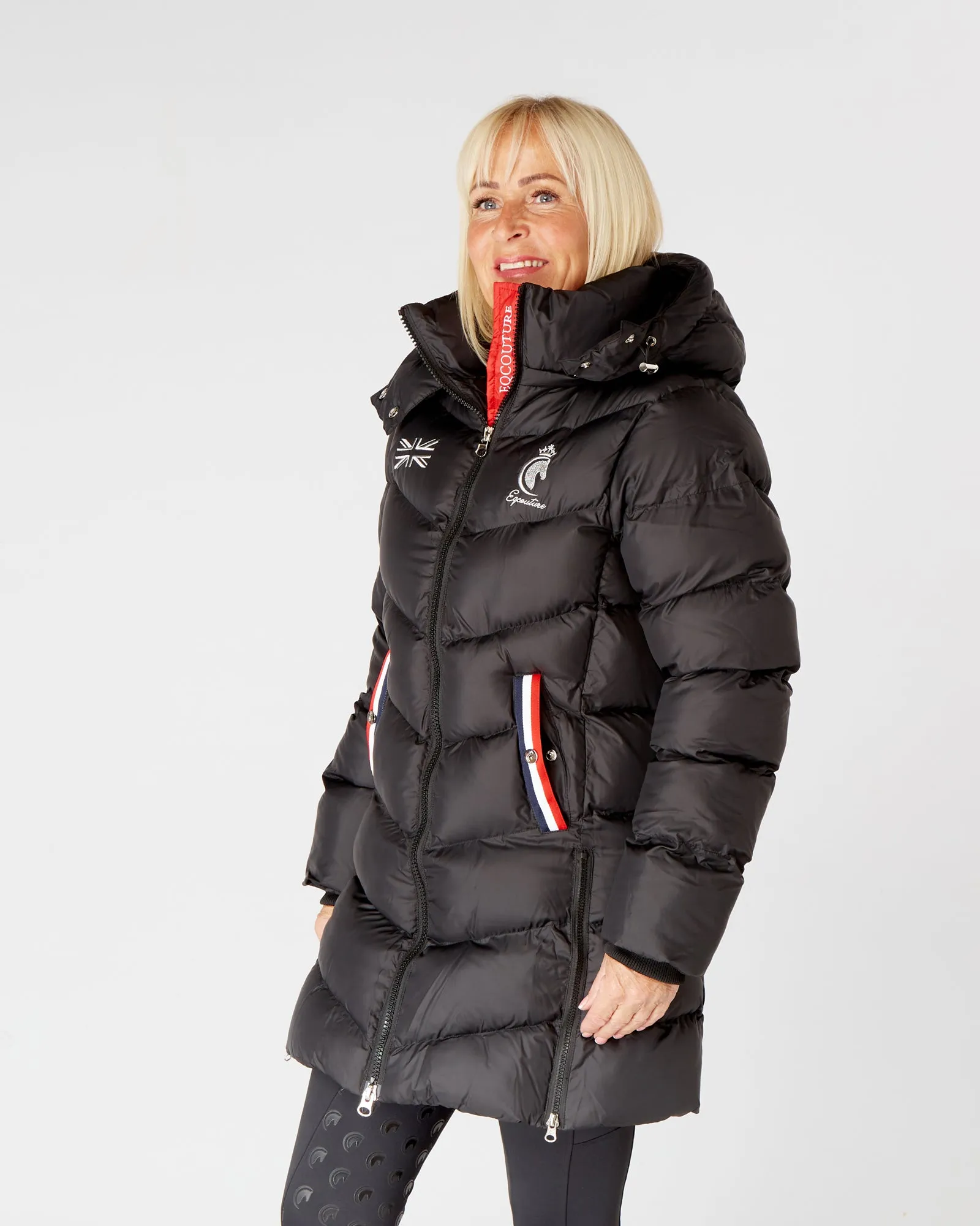 Exclusive Long Black Puffer Coat / Jacket 1.0 - Detachable Hood