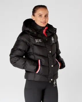 Exclusive Short Black Puffer Coat  / Jacket - Detachable Hood