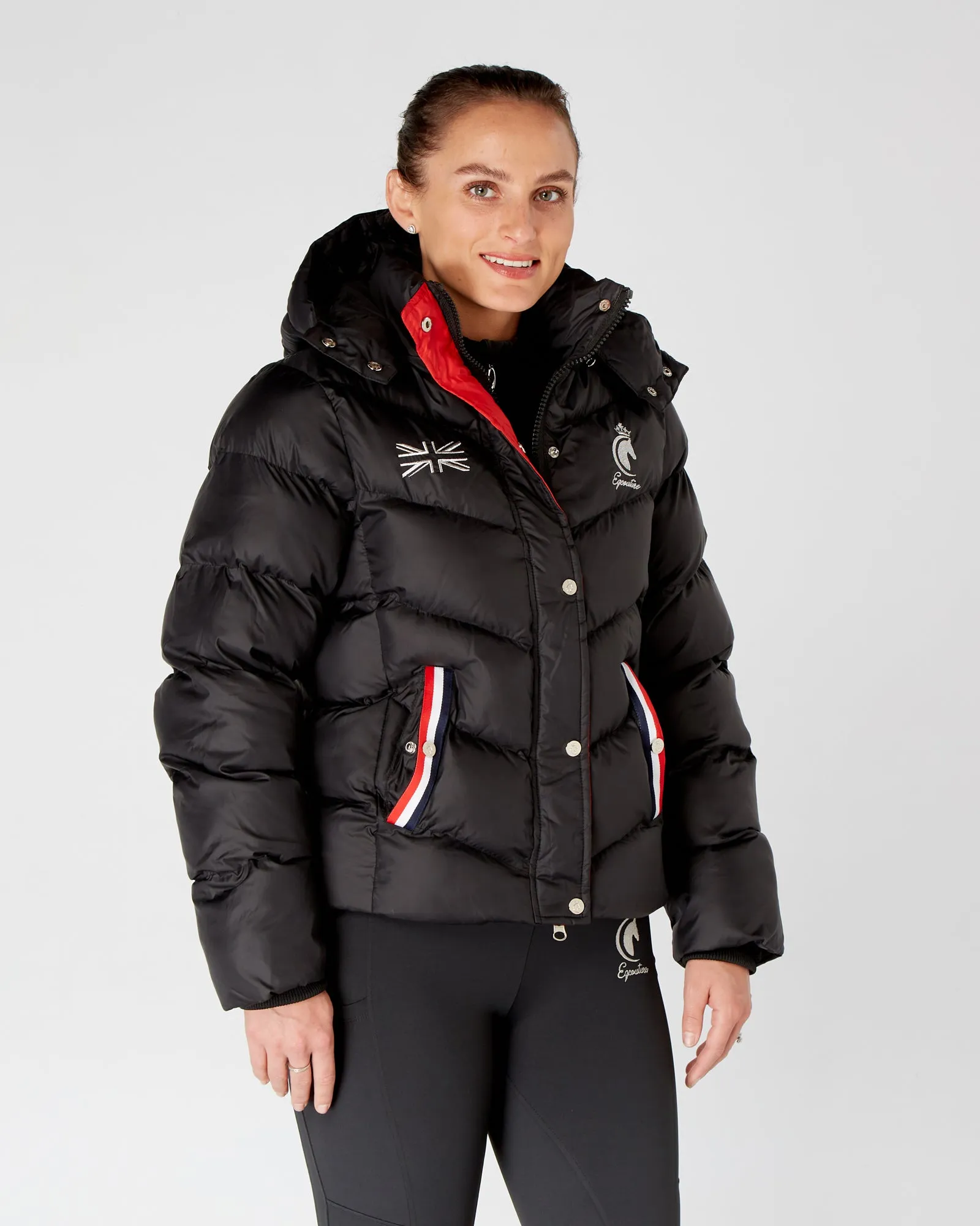 Exclusive Short Black Puffer Coat  / Jacket - Detachable Hood