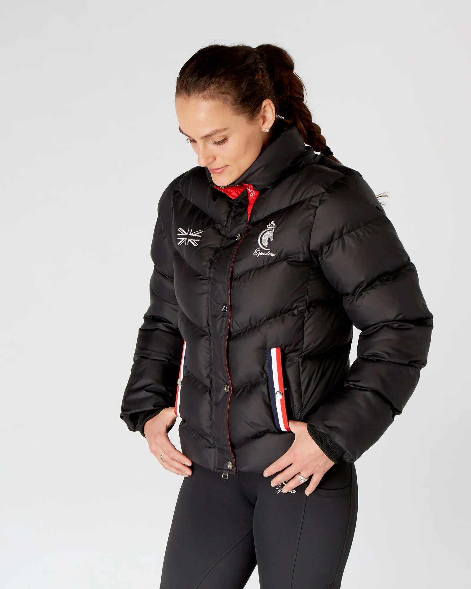 Exclusive Short Black Puffer Coat  / Jacket - Detachable Hood