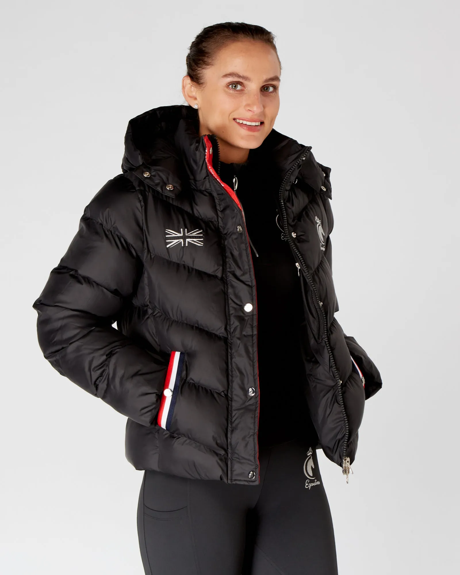 Exclusive Short Black Puffer Coat  / Jacket - Detachable Hood