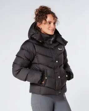 Exclusive Short Black Puffer Coat 3.0 / Jacket - Detachable Hood & Faux Fur