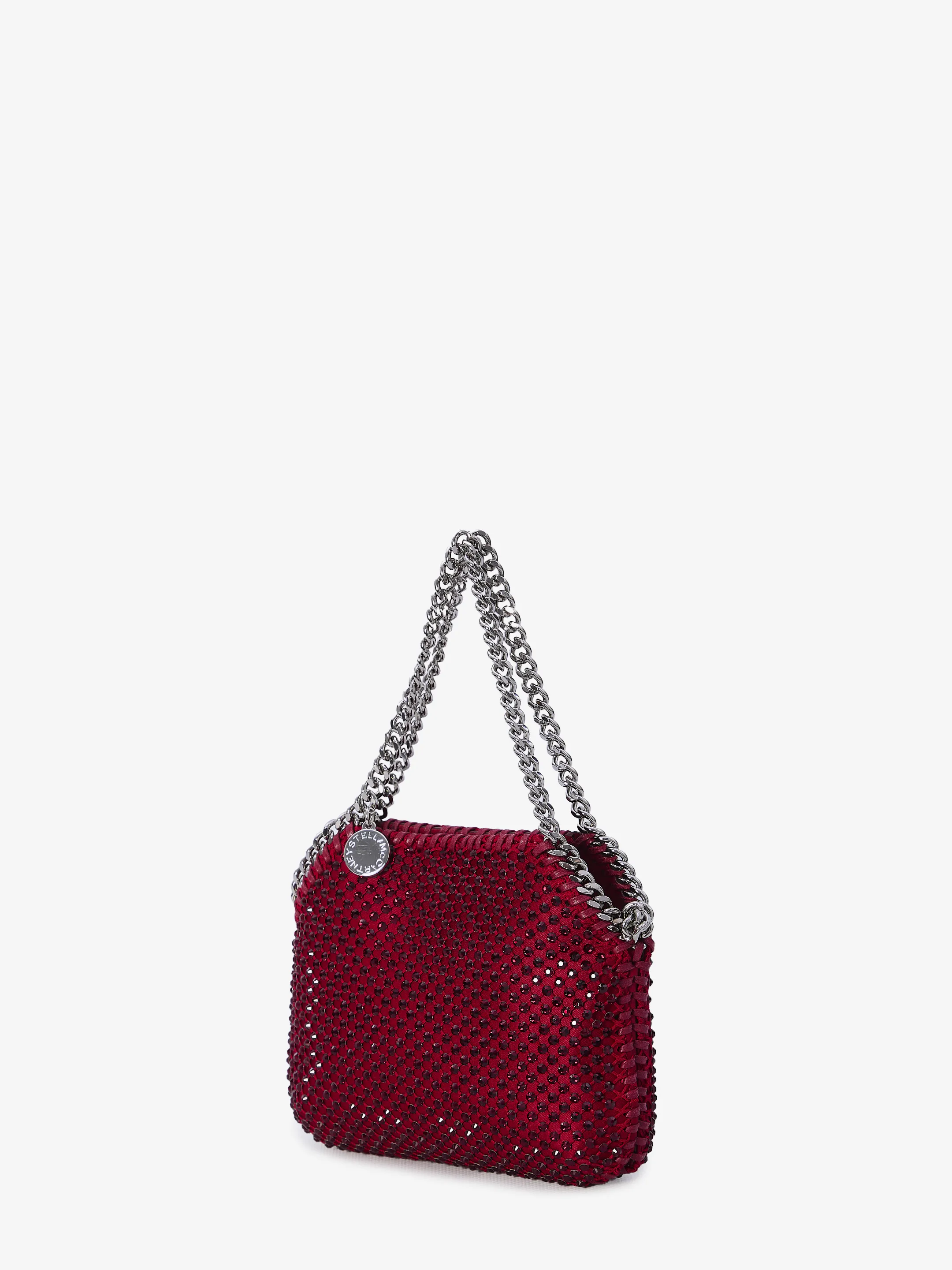 Falabella crystal mesh mini tote bag