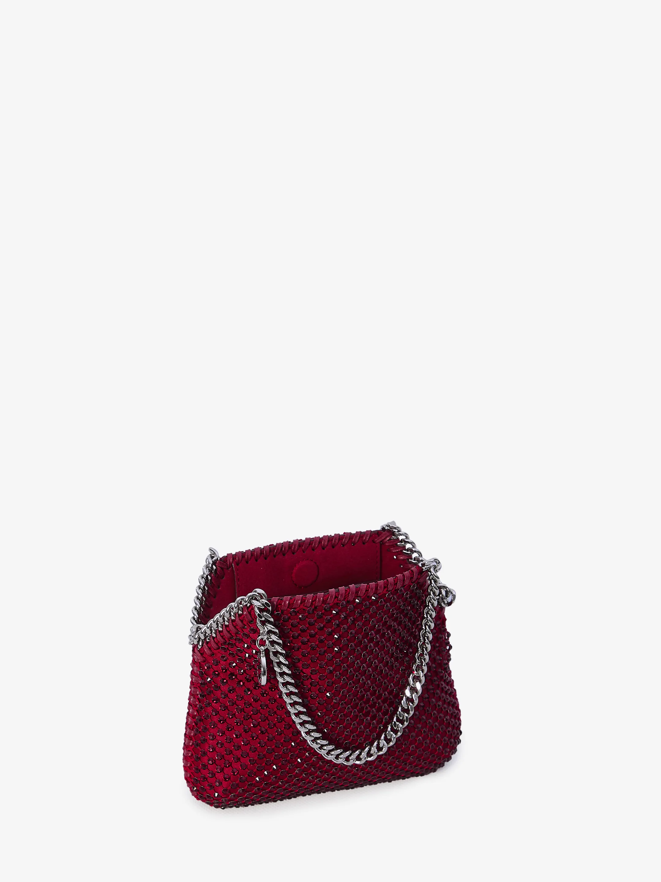 Falabella crystal mesh mini tote bag