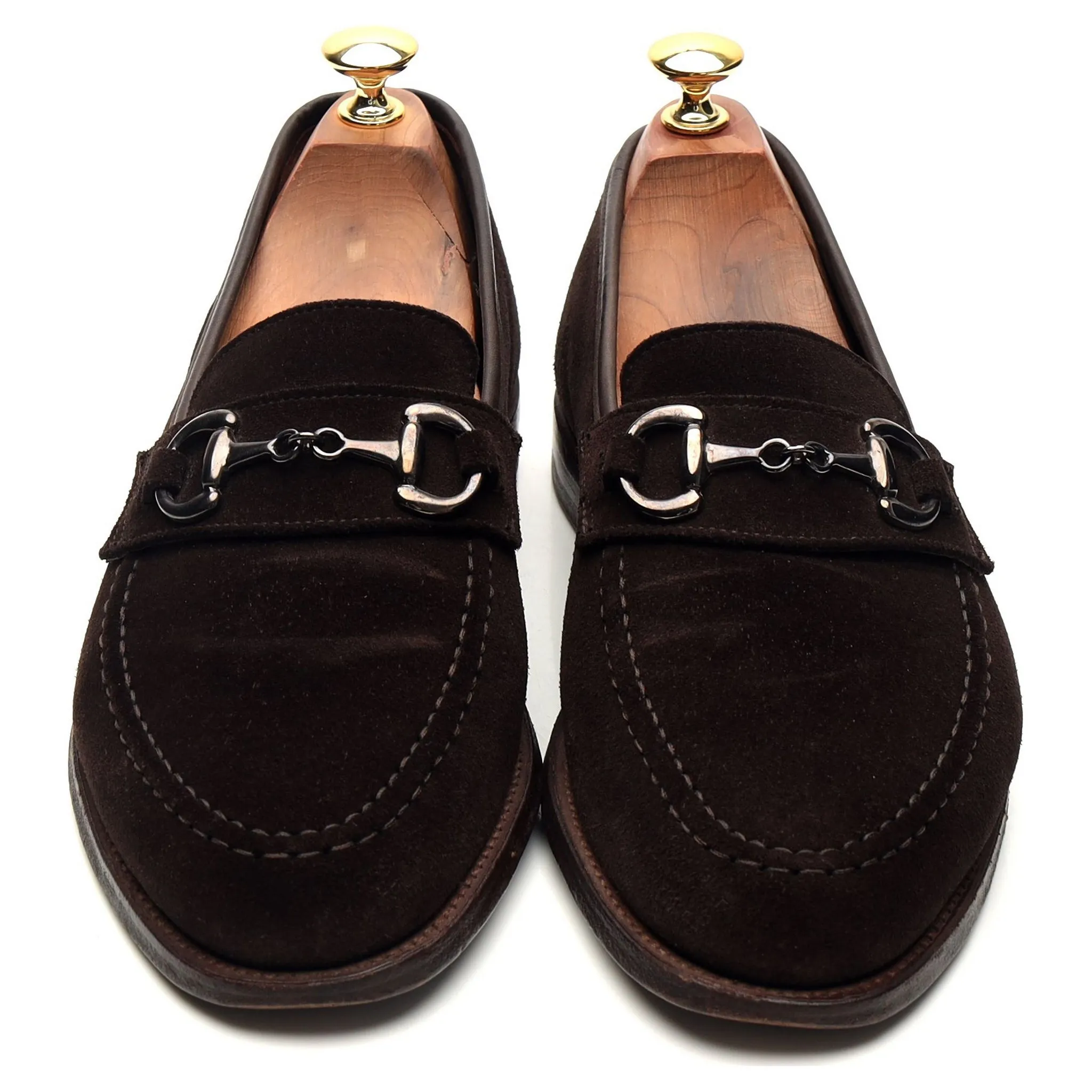 'Finchley 2' Dark Brown Suede Loafers UK 7.5 E