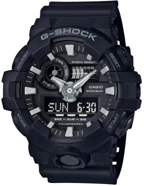 G-SHOCK MEN’S ANALOG-DIGITAL GA700-1B-BLACK 