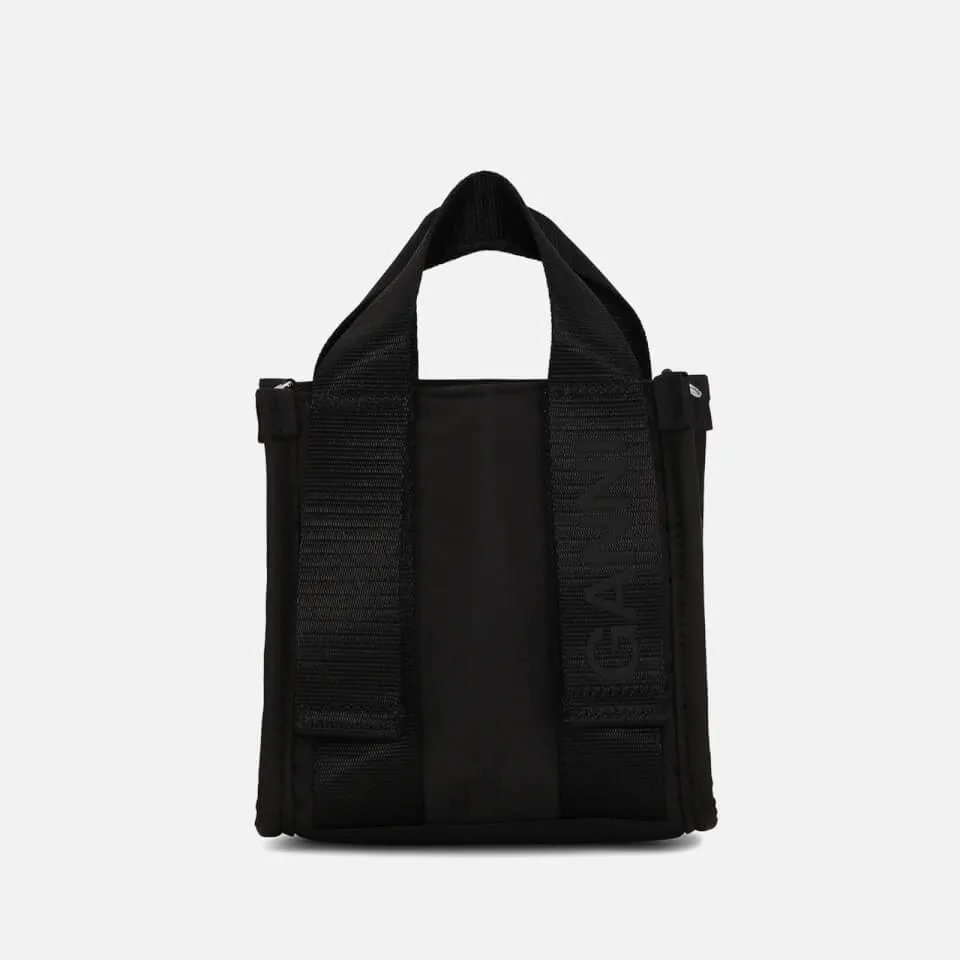 Ganni Tech Small Recycled Mini Tote Bag | Coggles