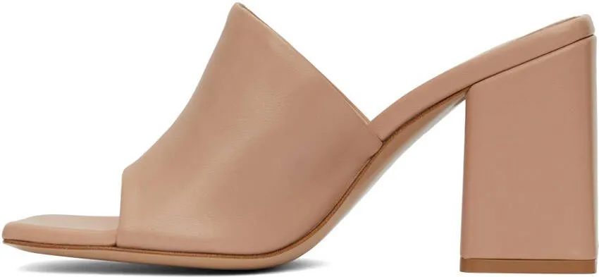 Gianvito Rossi Beige Nappa Wynn Heeled Sandals