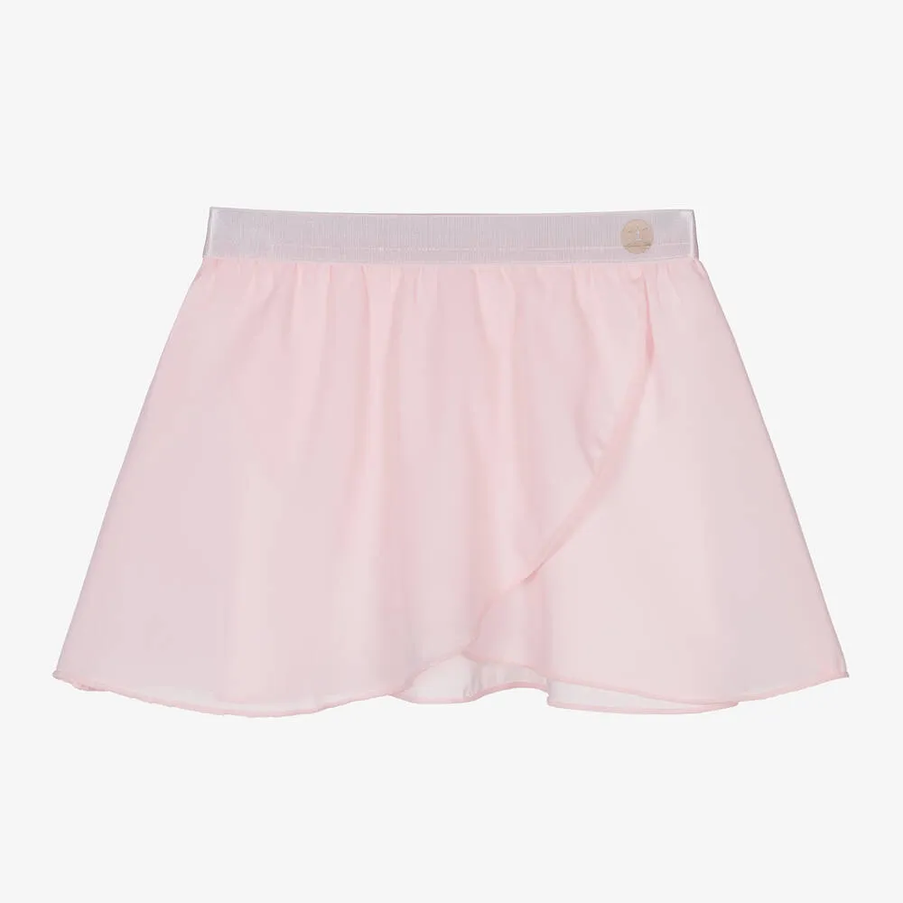 Girls Pink Wrap Skirt