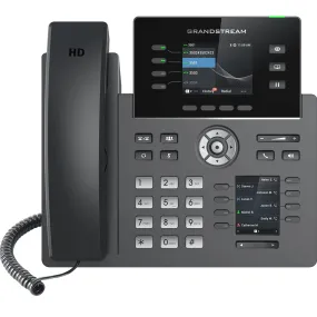 Grandstream GRP2614 IP Phone Black Wired Handset TFT 4 Lines WiFi