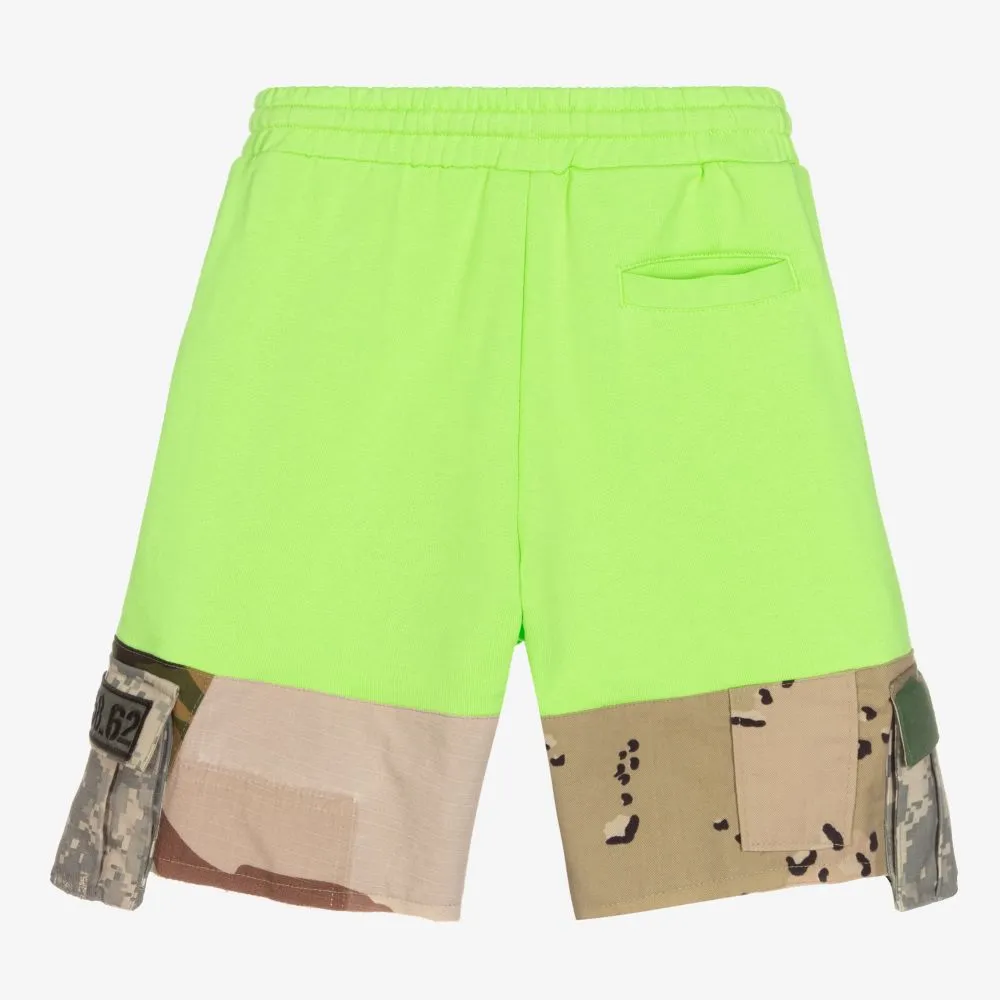 Green Camouflage Shorts