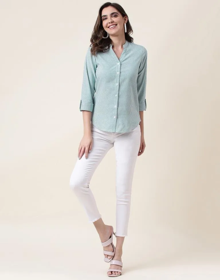 Green Woven Shirt