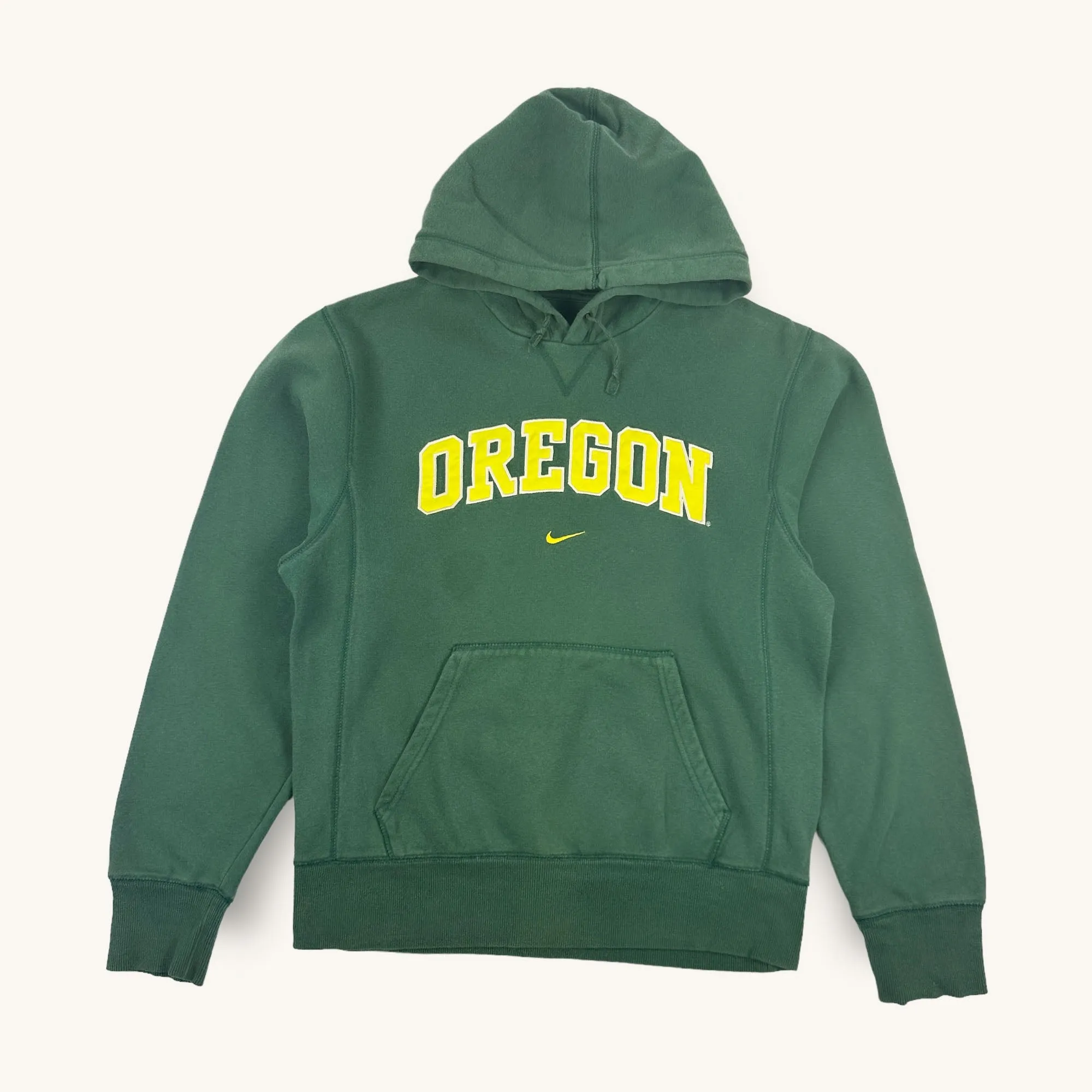 Green y2ks NIKE Spellout Hoodie Sweatshirt (S)