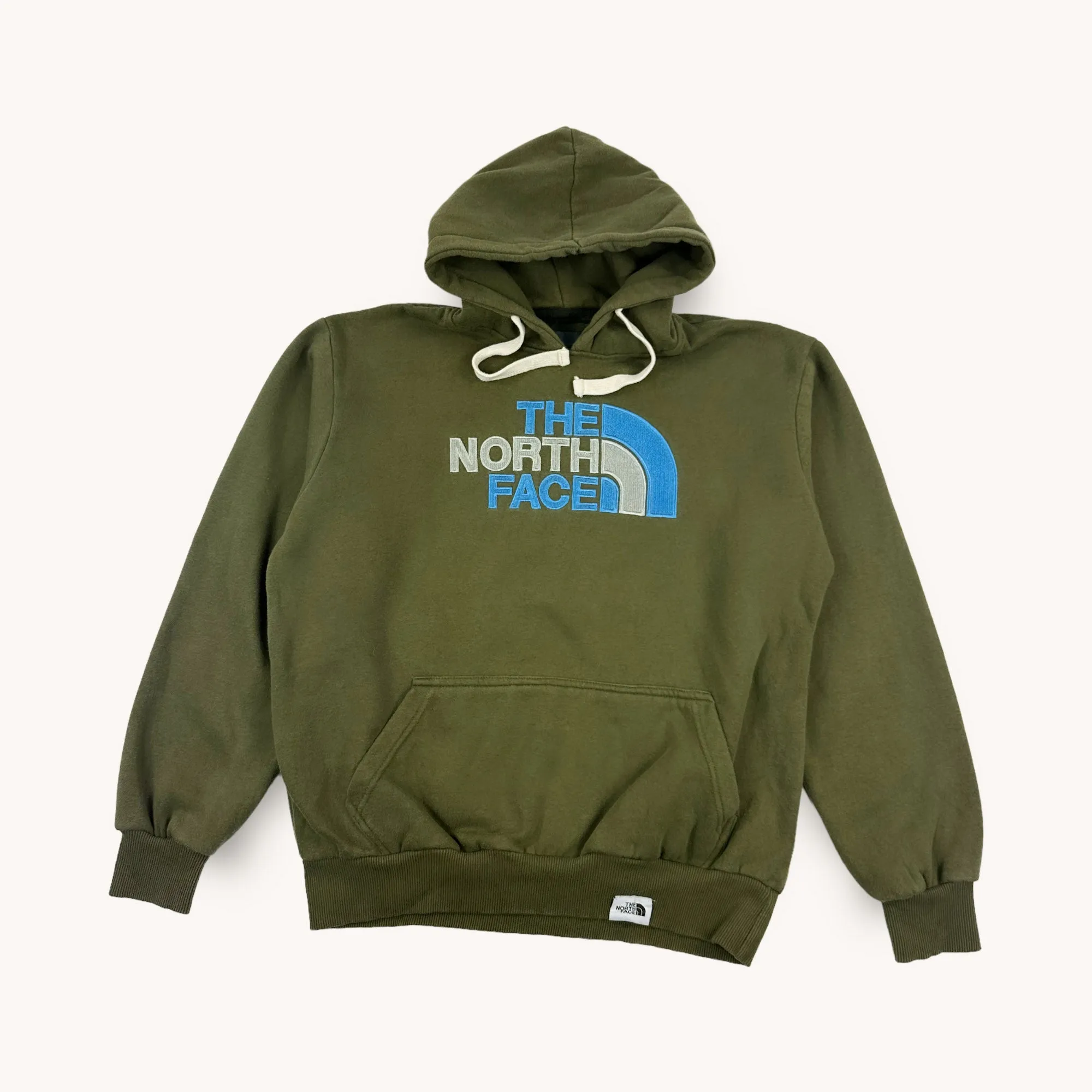 Green y2ks The North Face Spellout Sweatshirt Hoodie (M)