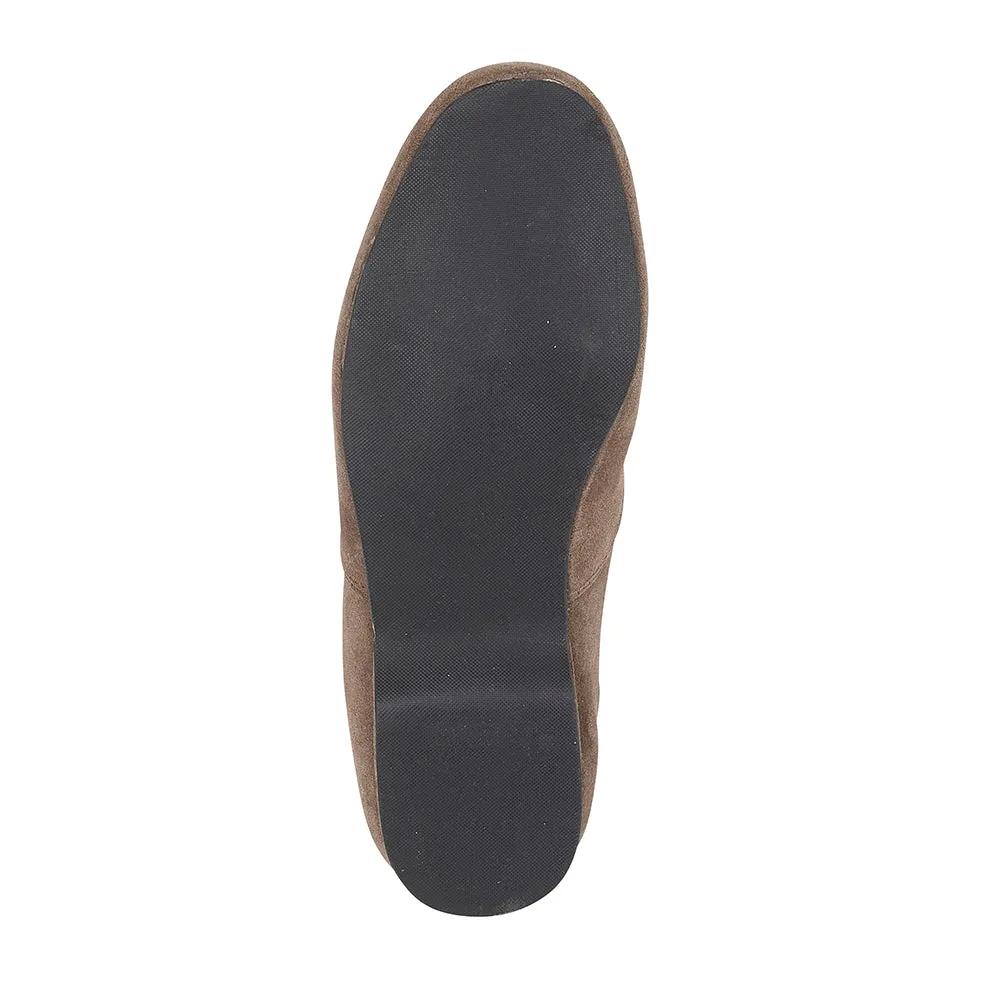 GREG Mens Suede Sheepskin Slippers