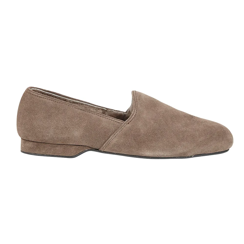 GREG Mens Suede Sheepskin Slippers