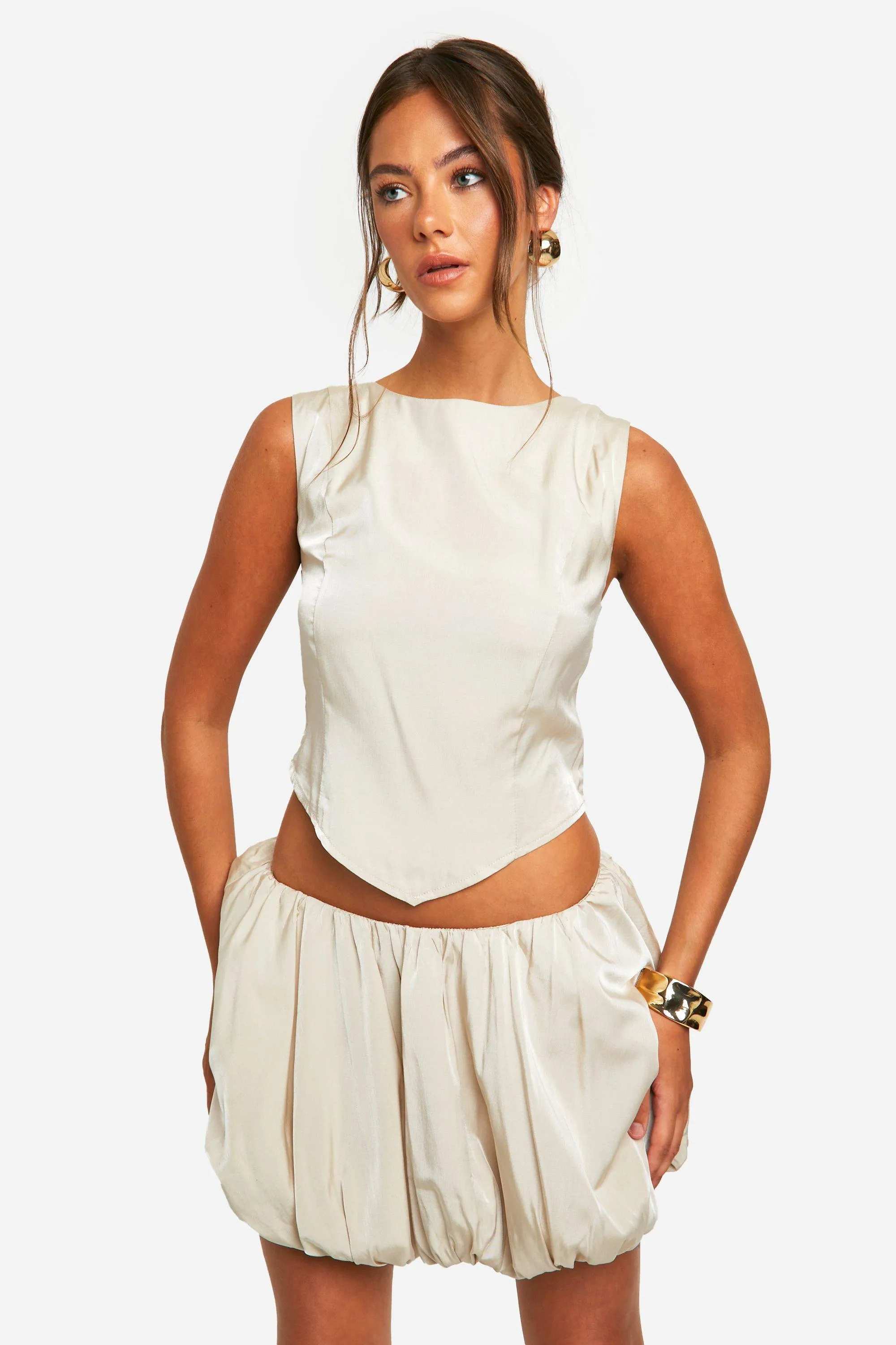 Hanky Hem Sleeveless Top