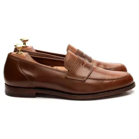 'Harvard 2' Brown Whiskey Cordovan Leather Loafers UK 9 E