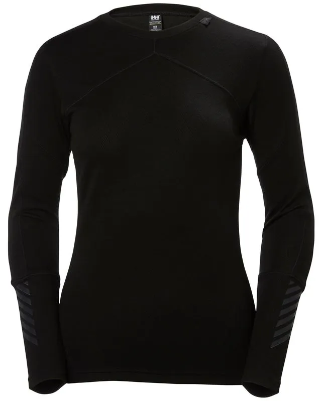 HELLY HANSEN LIFA MERINO WOMENS' CREW BASELAYER 2017/2018 | FCSKI.COM