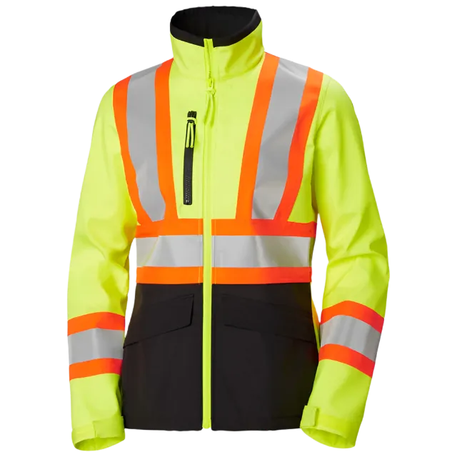 Helly Hansen Workwear - Women's Alta Hi Vis Softshell Jacket CSA