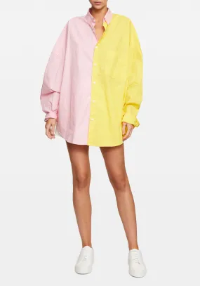 HENRIETTA SHIRT YELLOW PINK