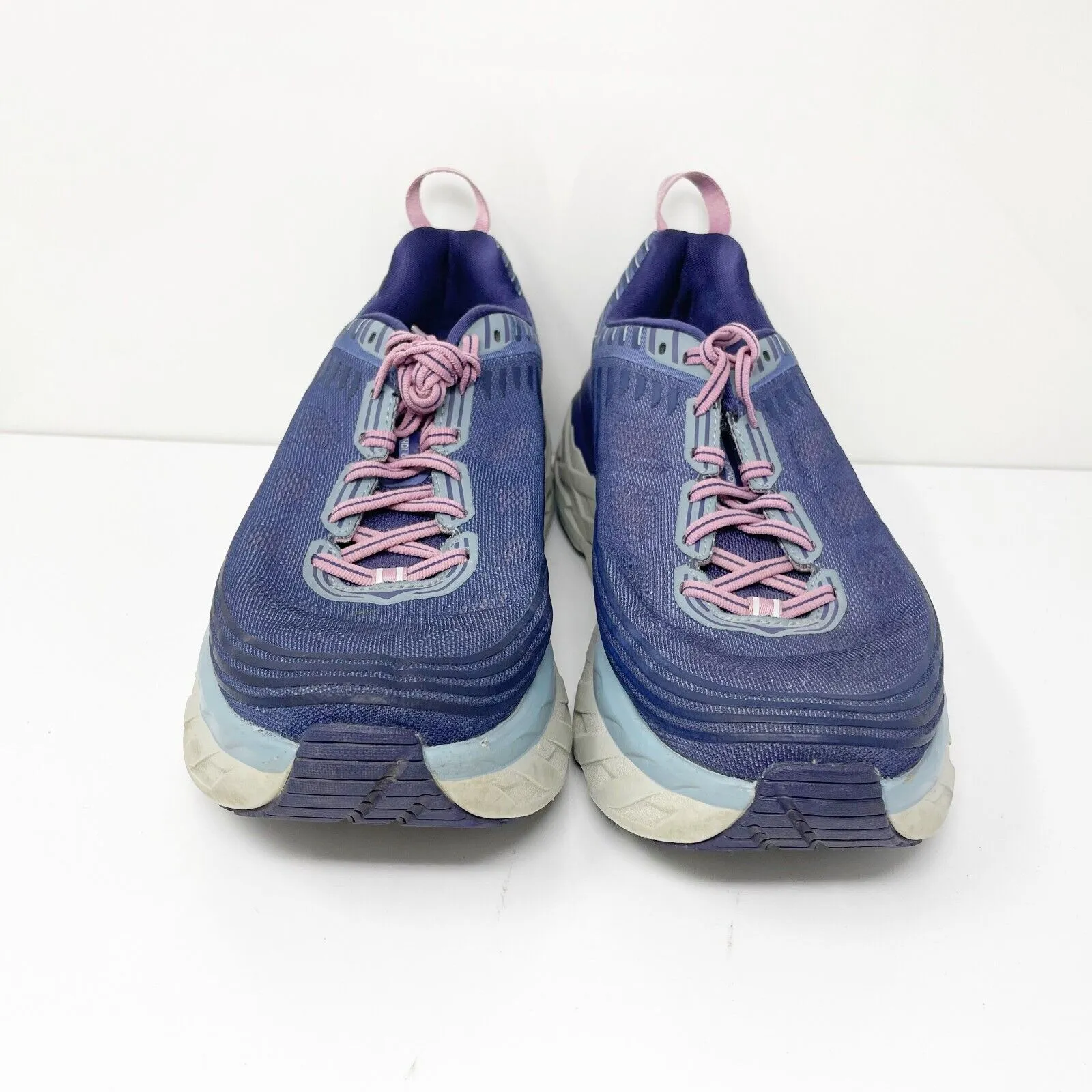 Hoka One One Womens Bondi 6 1019270 MBRB Blue Running Shoes Sneakers Size 11