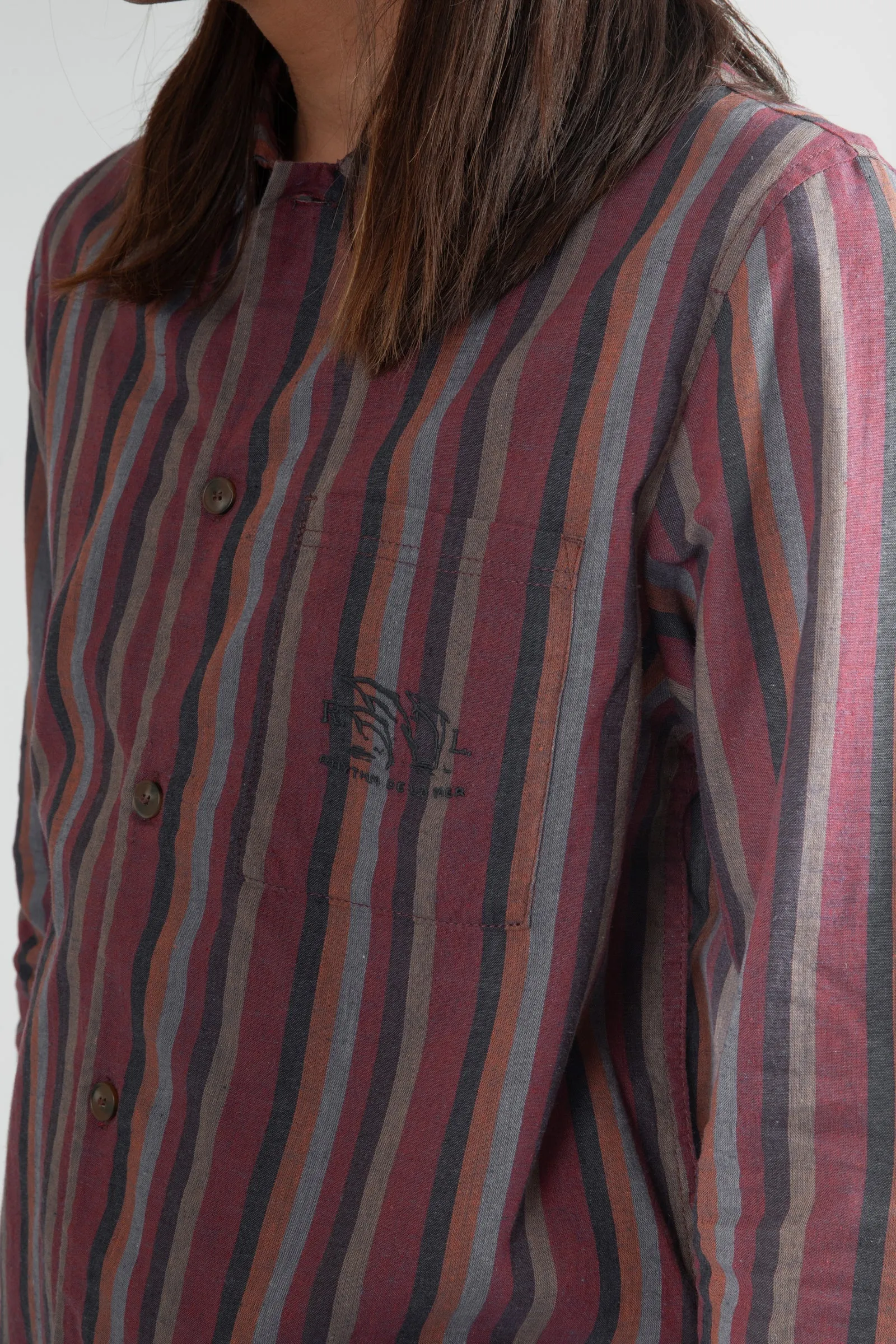 Holiday Stripe Shirt Red