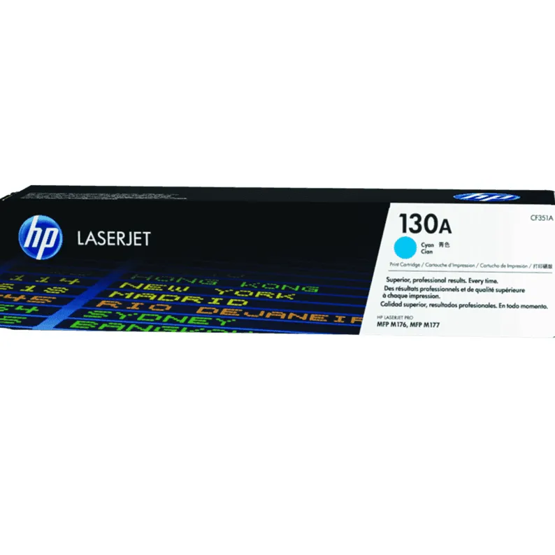 HP 130A Toner Ink Cartridge Black/Cyan/Magenta/Yellow Set LaserJet Genuine