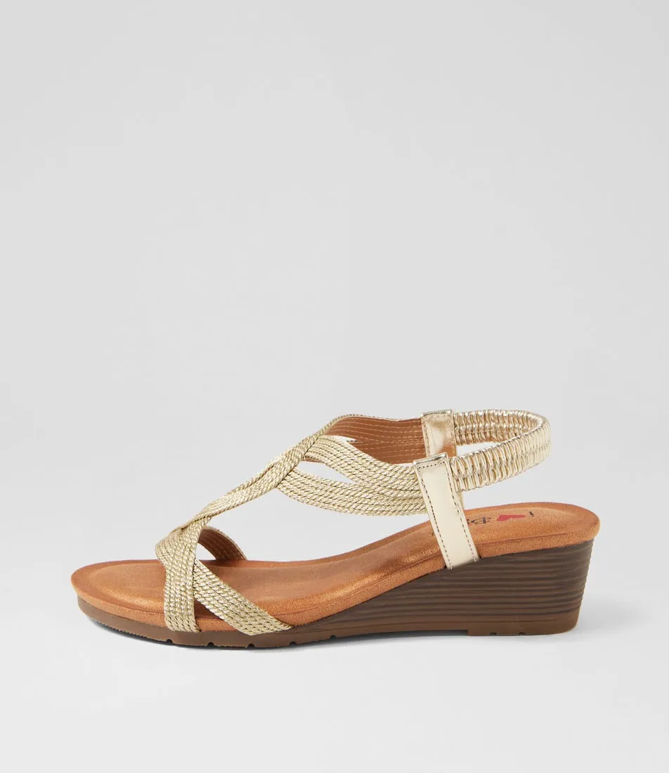 I LOVE BILLY Baveri Gold Mix Sandals