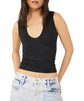 Intimately Free People Womens V Neck Sleeveless Tank Top