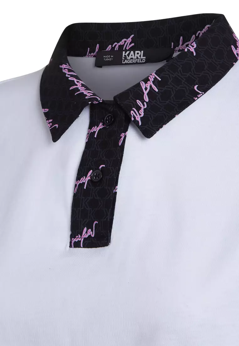 KARL LAGERFELD MONOGRAM POLO