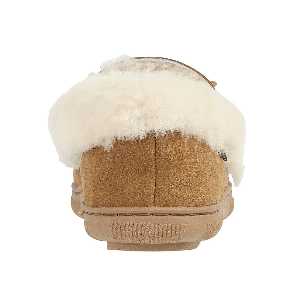 KELLY Womens Sheepskin Moccasin Slippers