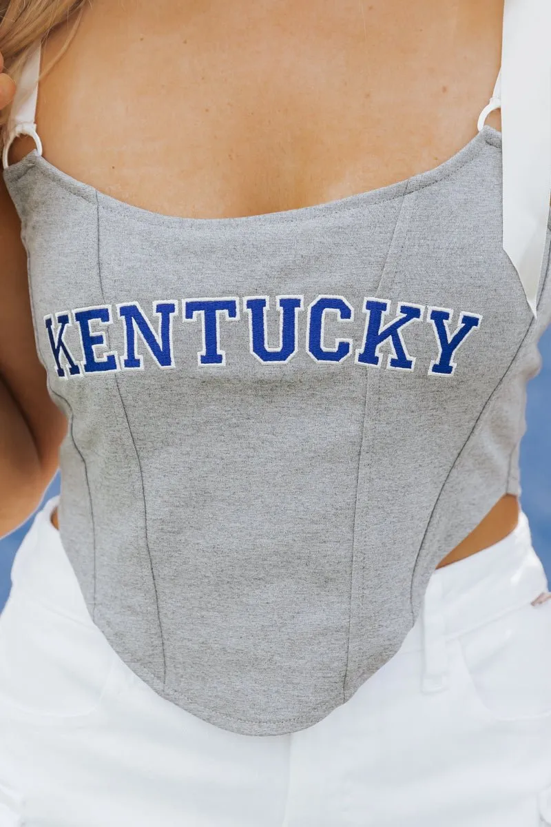 Kentucky Sleeveless Satin Bow Top - FINAL SALE