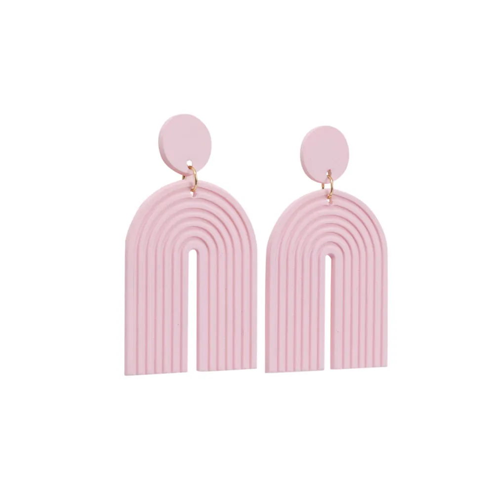 KiKi Earrings - Pink Arch