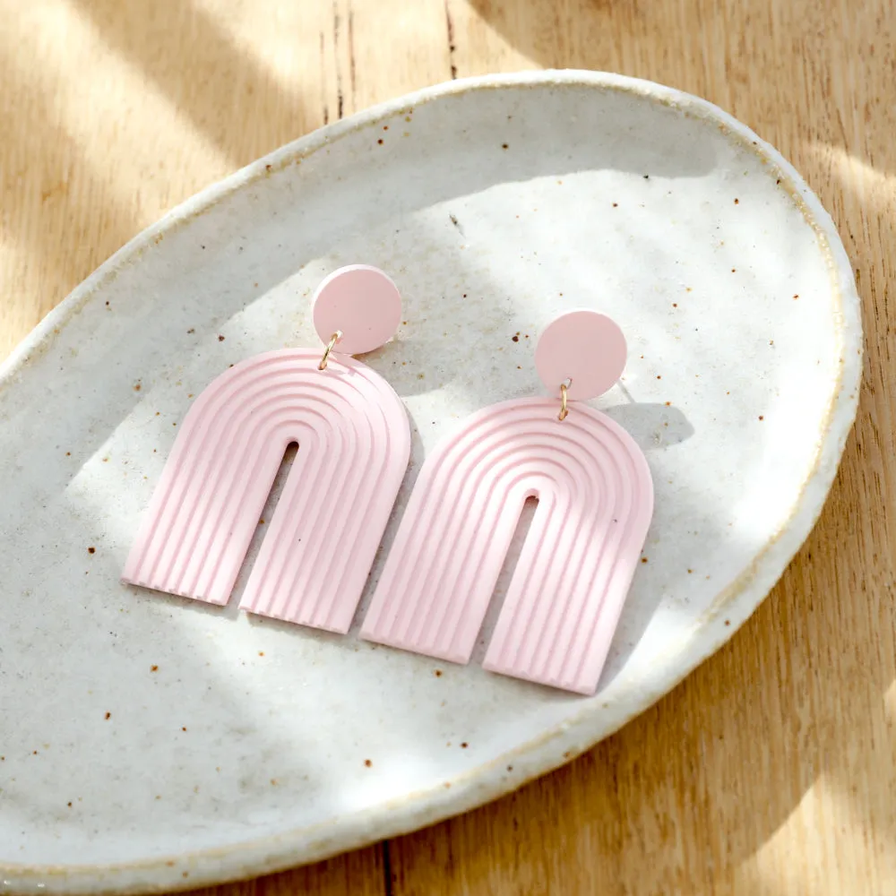 KiKi Earrings - Pink Arch