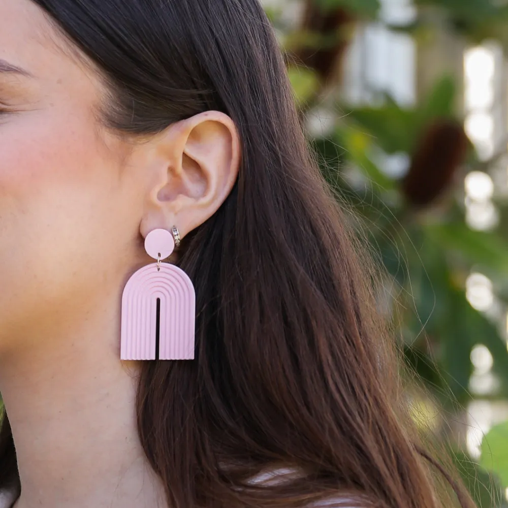 KiKi Earrings - Pink Arch