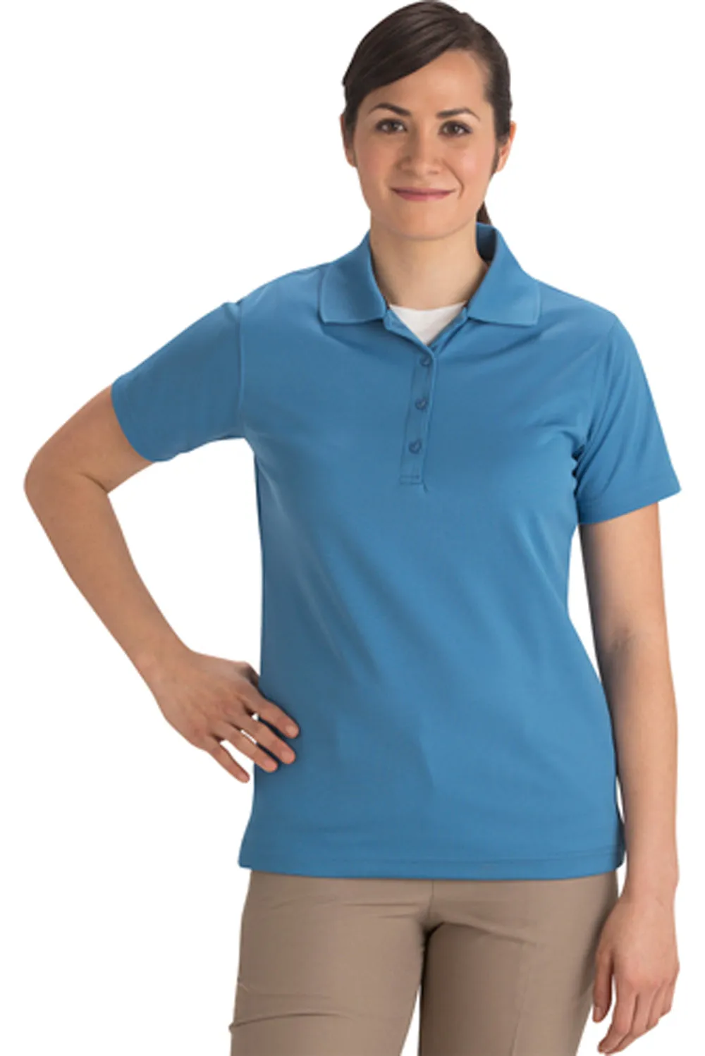 Ladies' Hi-Performance Polo - Tan