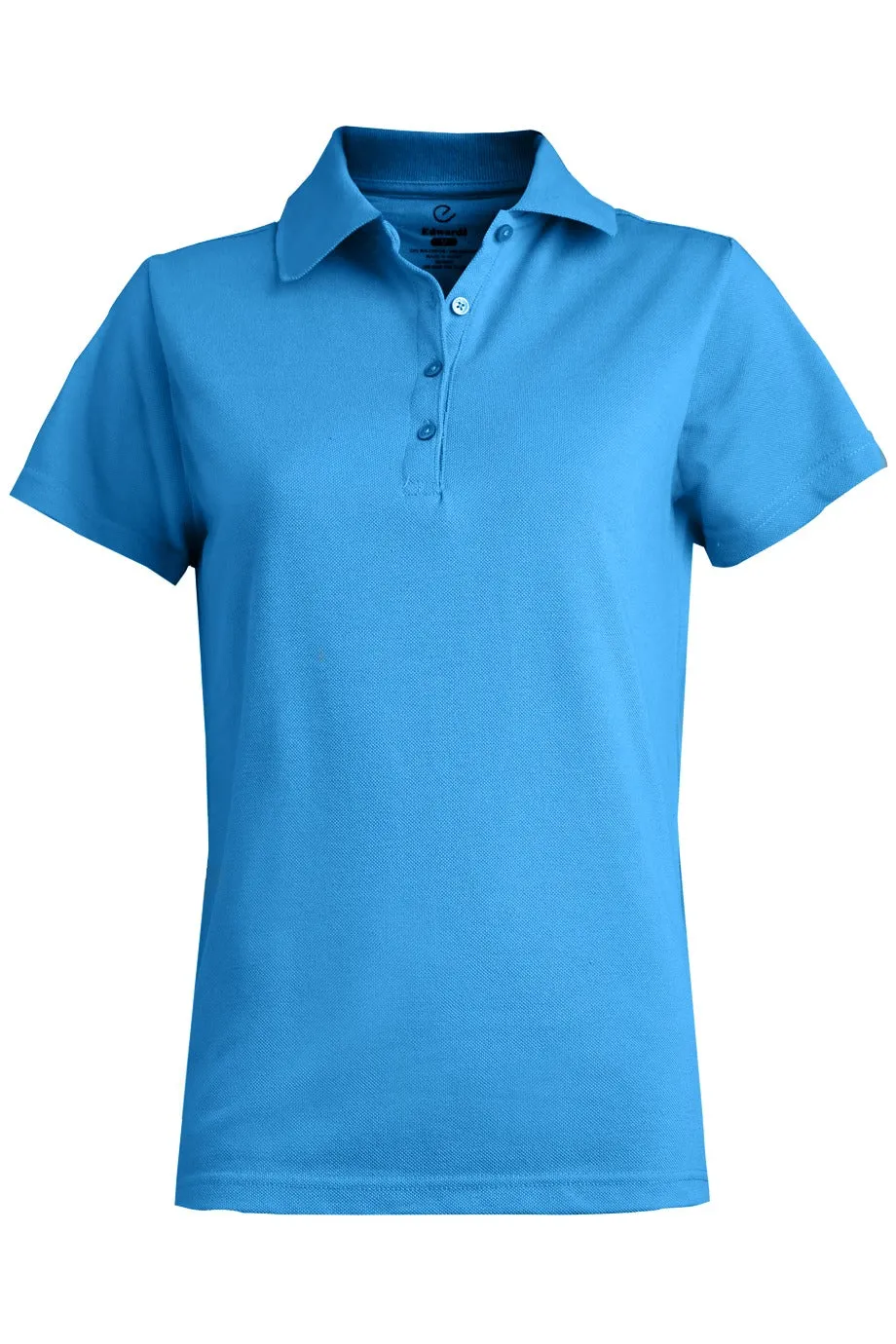 Ladies' Pique Polo - Marina Blue